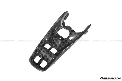 Carbonado 2015-2020 Ferrari 488 GTB Spider Dry Carbon Fiber Bridge Support Windows Switches Panel