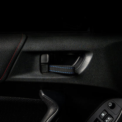 Billetworkz Alcantara Door Pull Strap Kit - Fits Subaru WRX/STI (2008 - 2021), BRZ (2013 - 2021), Crosstrek (2013 - 2017) & More - 11