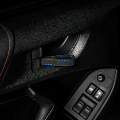 Billetworkz Alcantara Door Pull Strap Kit - Fits Subaru WRX/STI (2002–2007)