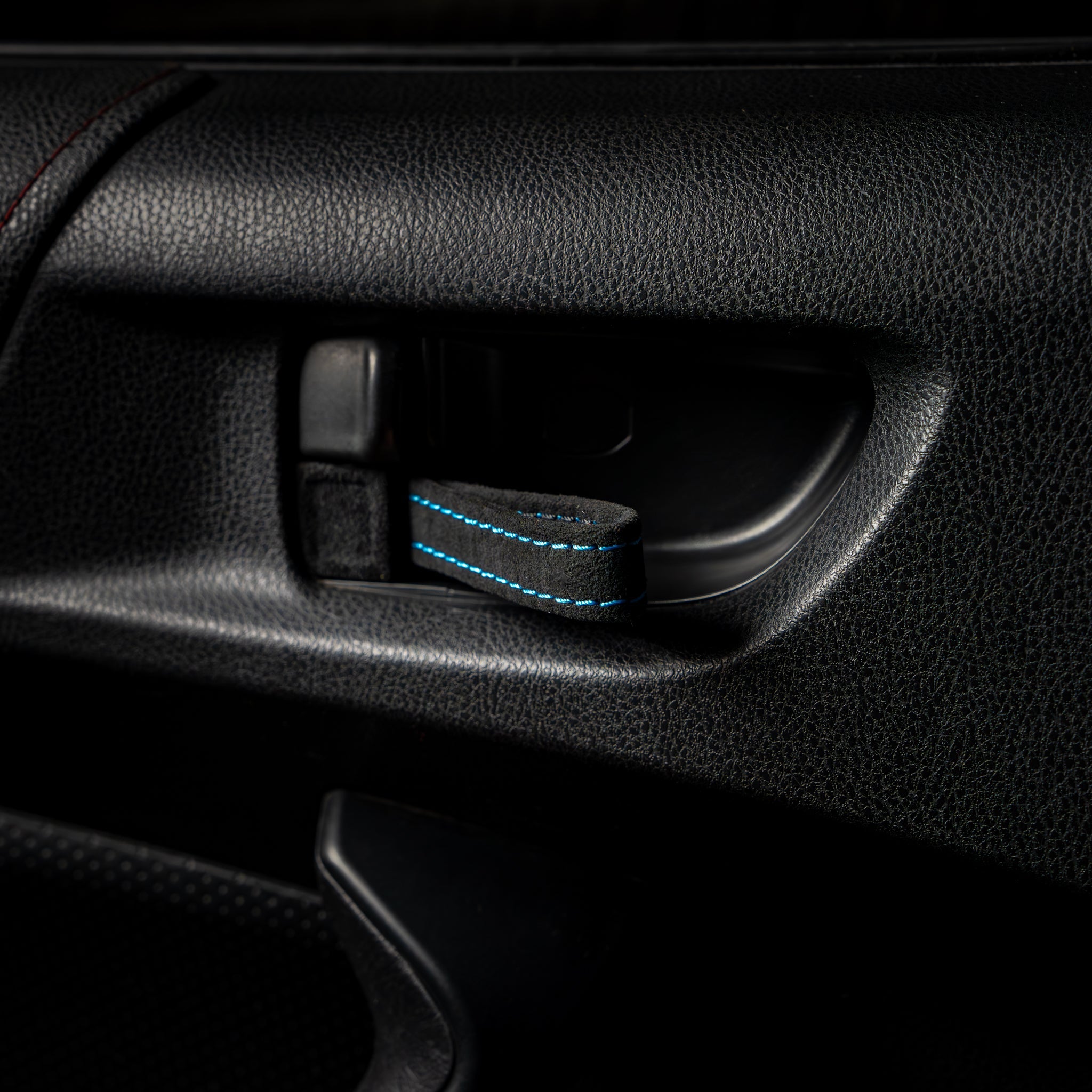 Billetworkz Alcantara Door Pull Strap Kit - Fits Subaru WRX/STI (2002–2007)