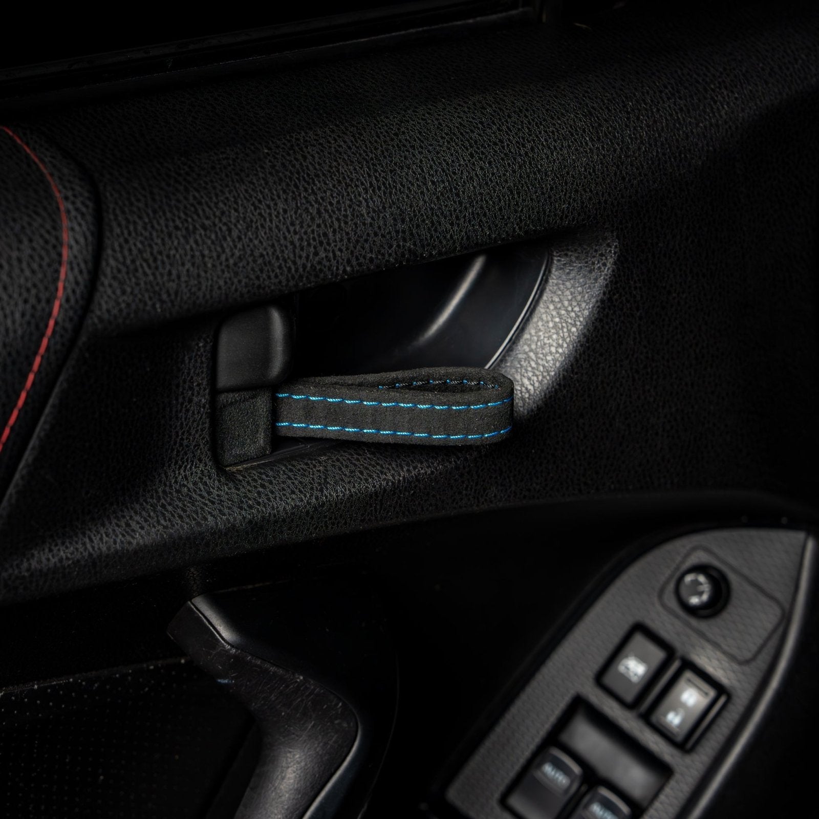 Billetworkz Alcantara Door Pull Strap Kit - Fits Subaru WRX/STI (2008 - 2021), BRZ (2013 - 2021), Crosstrek (2013 - 2017) & More - 13