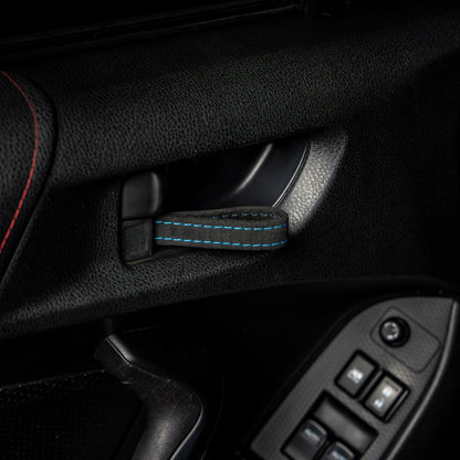 Billetworkz Alcantara Door Pull Strap Kit - Fits Subaru WRX/STI (2002–2007)