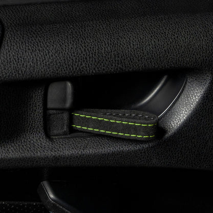 Billetworkz Alcantara Door Pull Strap Kit - Fits Subaru WRX/STI (2008 - 2021), BRZ (2013 - 2021), Crosstrek (2013 - 2017) & More - 16