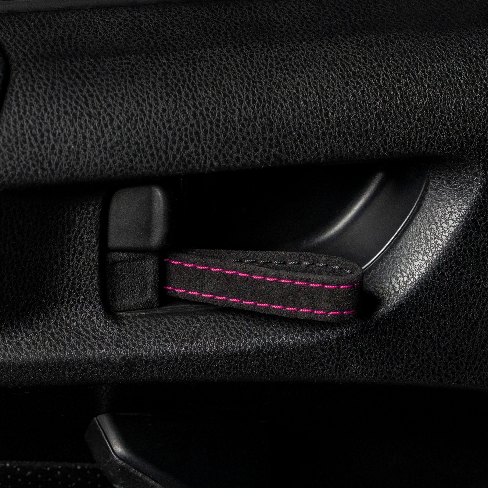 Billetworkz Alcantara Door Pull Strap Kit - Fits Subaru WRX/STI (2008 - 2021), BRZ (2013 - 2021), Crosstrek (2013 - 2017) & More - 19