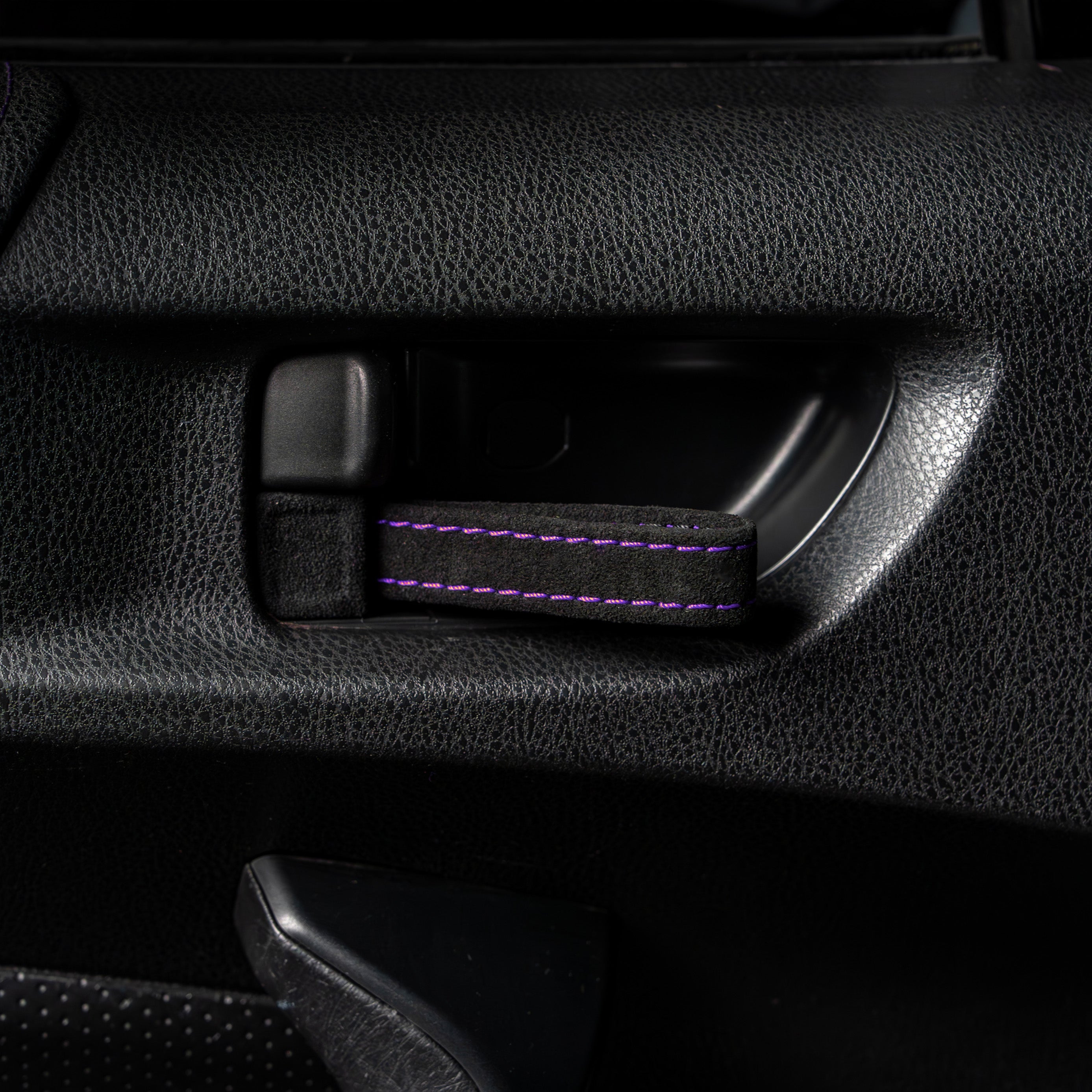 Billetworkz Alcantara Door Pull Strap Kit - Fits Subaru WRX/STI (2008-2021), BRZ (2013-2021), Crosstrek (2013-2017) & More