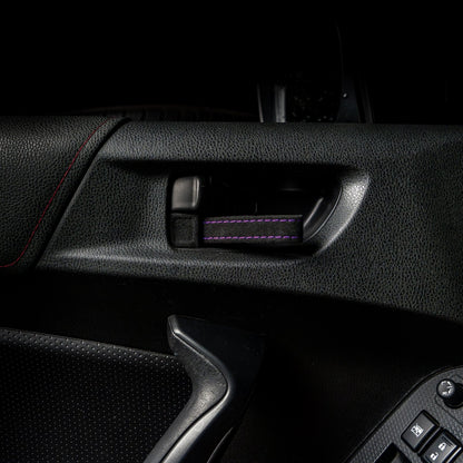 Billetworkz Alcantara Door Pull Strap Kit - Fits Subaru WRX/STI (2008 - 2021), BRZ (2013 - 2021), Crosstrek (2013 - 2017) & More - 31