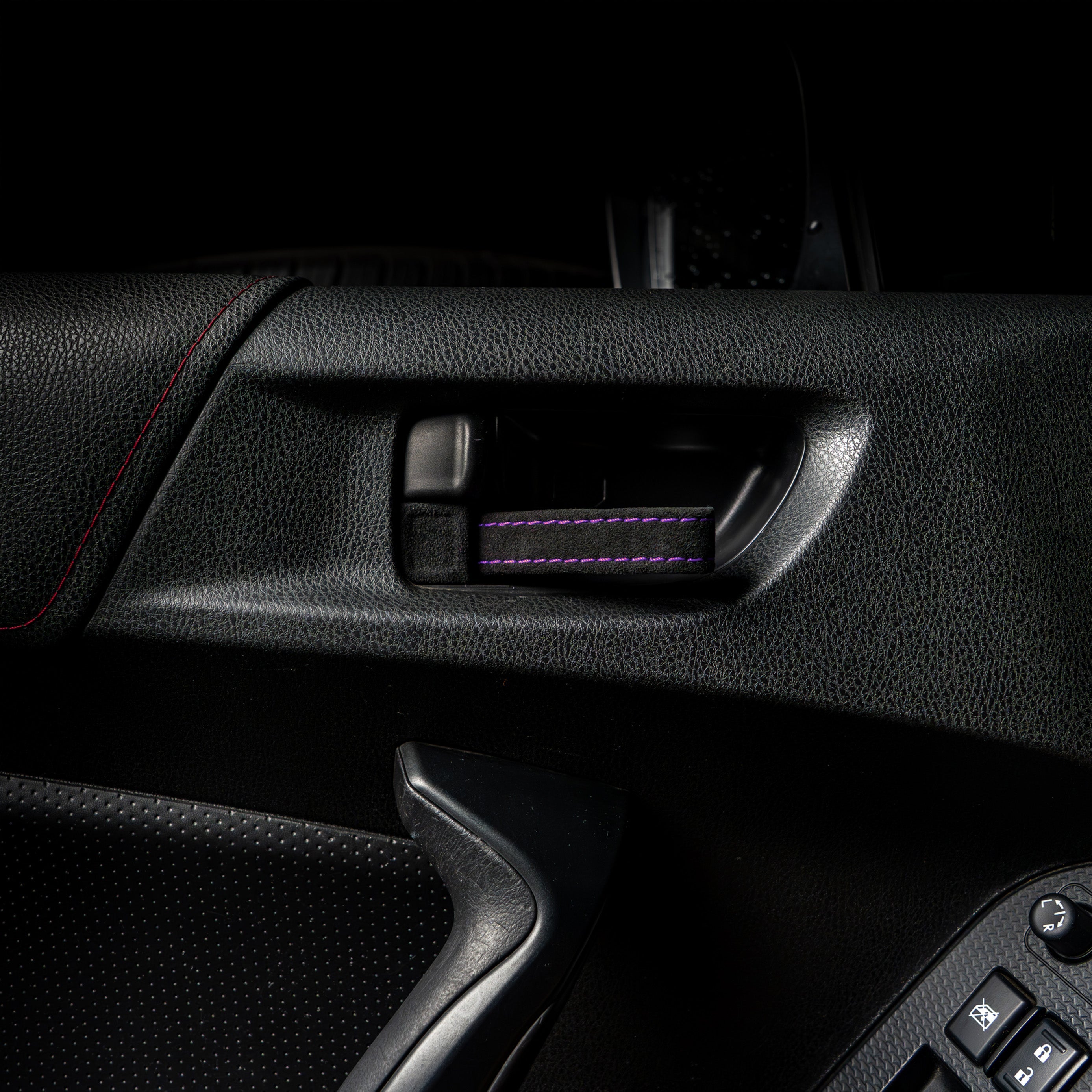 Billetworkz Alcantara Door Pull Strap Kit - Fits Subaru WRX/STI (2008-2021), BRZ (2013-2021), Crosstrek (2013-2017) & More