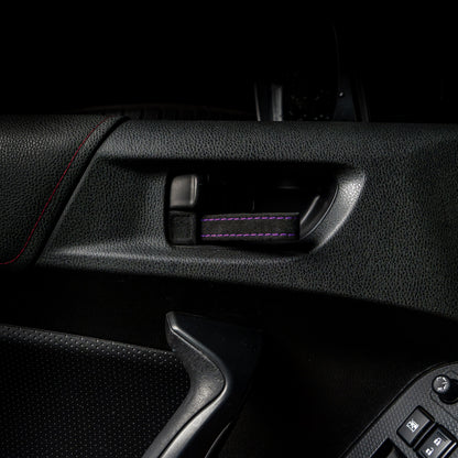 Billetworkz Alcantara Door Pull Strap Kit - Fits Subaru WRX/STI (2008-2021), BRZ (2013-2021), Crosstrek (2013-2017) & More