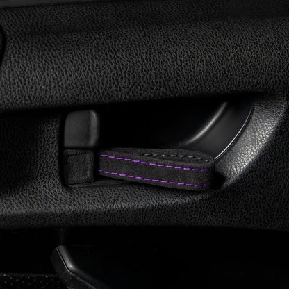 Billetworkz Alcantara Door Pull Strap Kit - Fits Subaru WRX/STI (2008 - 2021), BRZ (2013 - 2021), Crosstrek (2013 - 2017) & More - 30