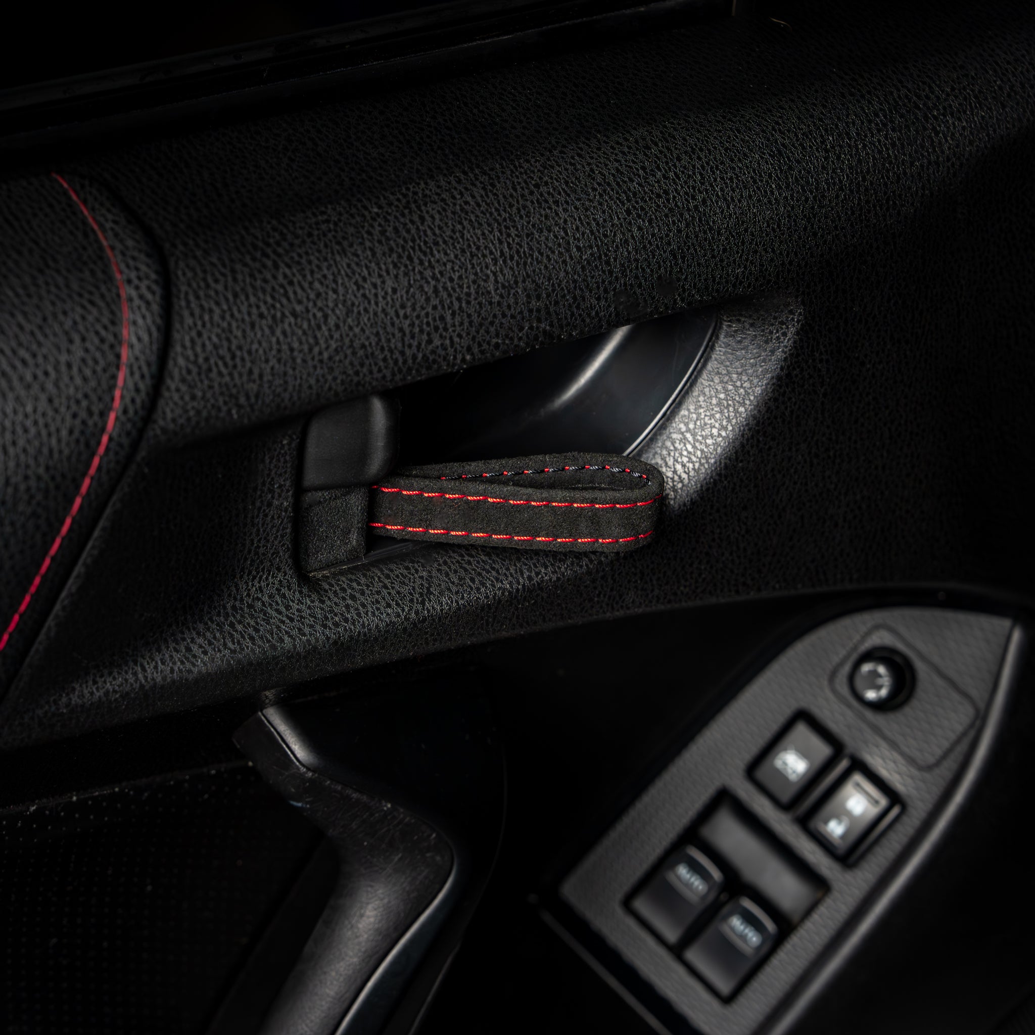 Billetworkz Alcantara Door Pull Strap Kit - Fits Subaru WRX/STI (2008-2021), BRZ (2013-2021), Crosstrek (2013-2017) & More