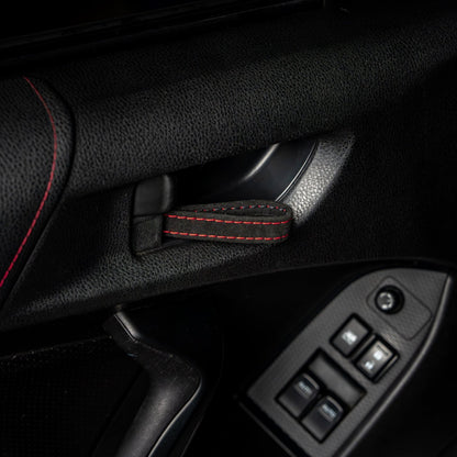 Billetworkz Alcantara Door Pull Strap Kit - Fits Subaru WRX/STI (2002–2007) - 3