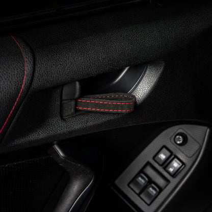 Billetworkz Alcantara Door Pull Strap Kit - Fits Subaru WRX/STI (2002–2007)