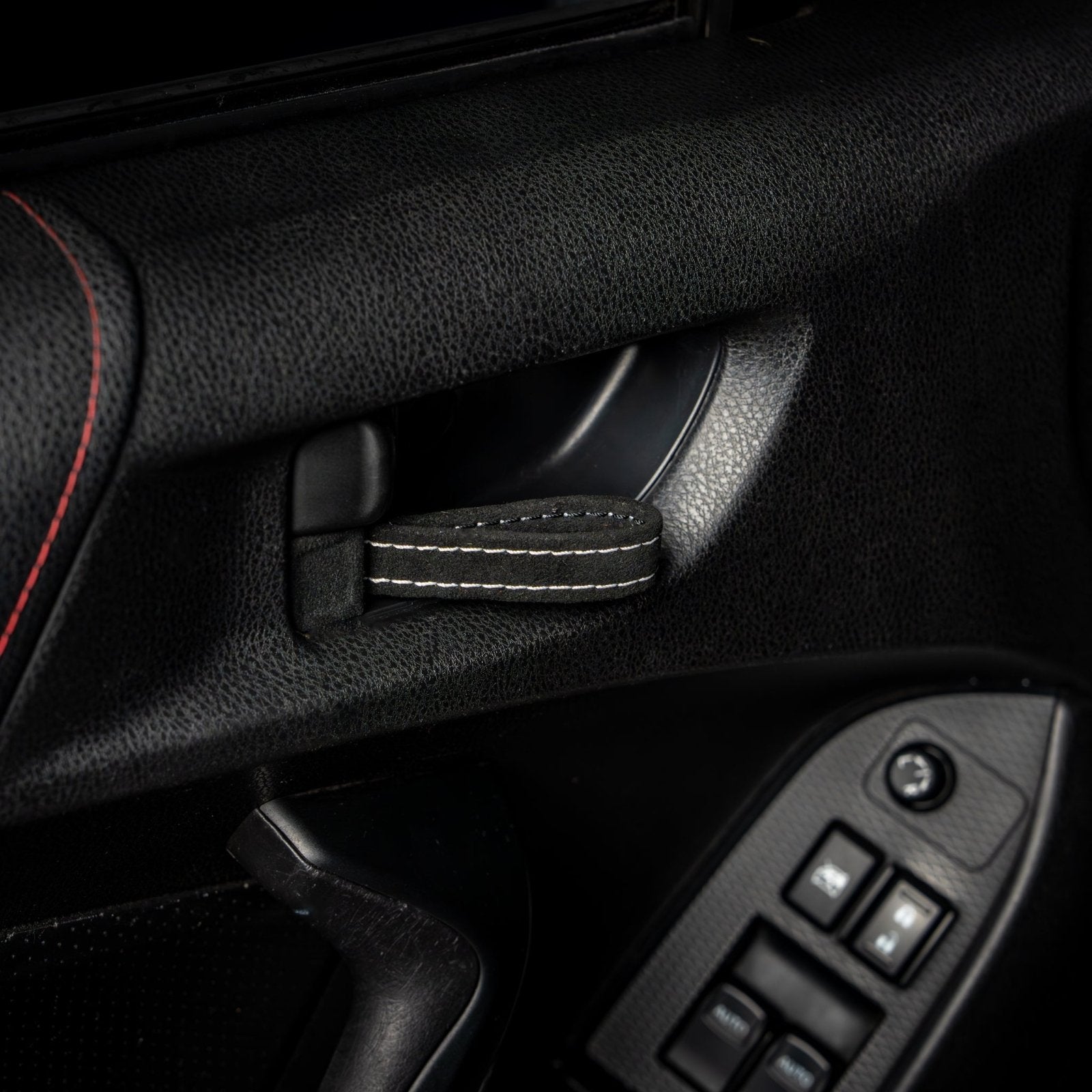 Billetworkz Alcantara Door Pull Strap Kit - Fits Subaru WRX/STI (2008 - 2021), BRZ (2013 - 2021), Crosstrek (2013 - 2017) & More - 23