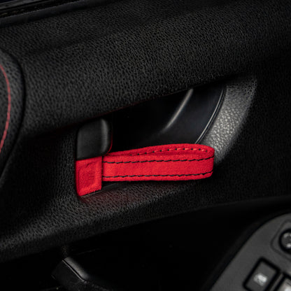 Billetworkz Alcantara Door Pull Strap Kit - Fits Subaru WRX/STI (2002–2007)