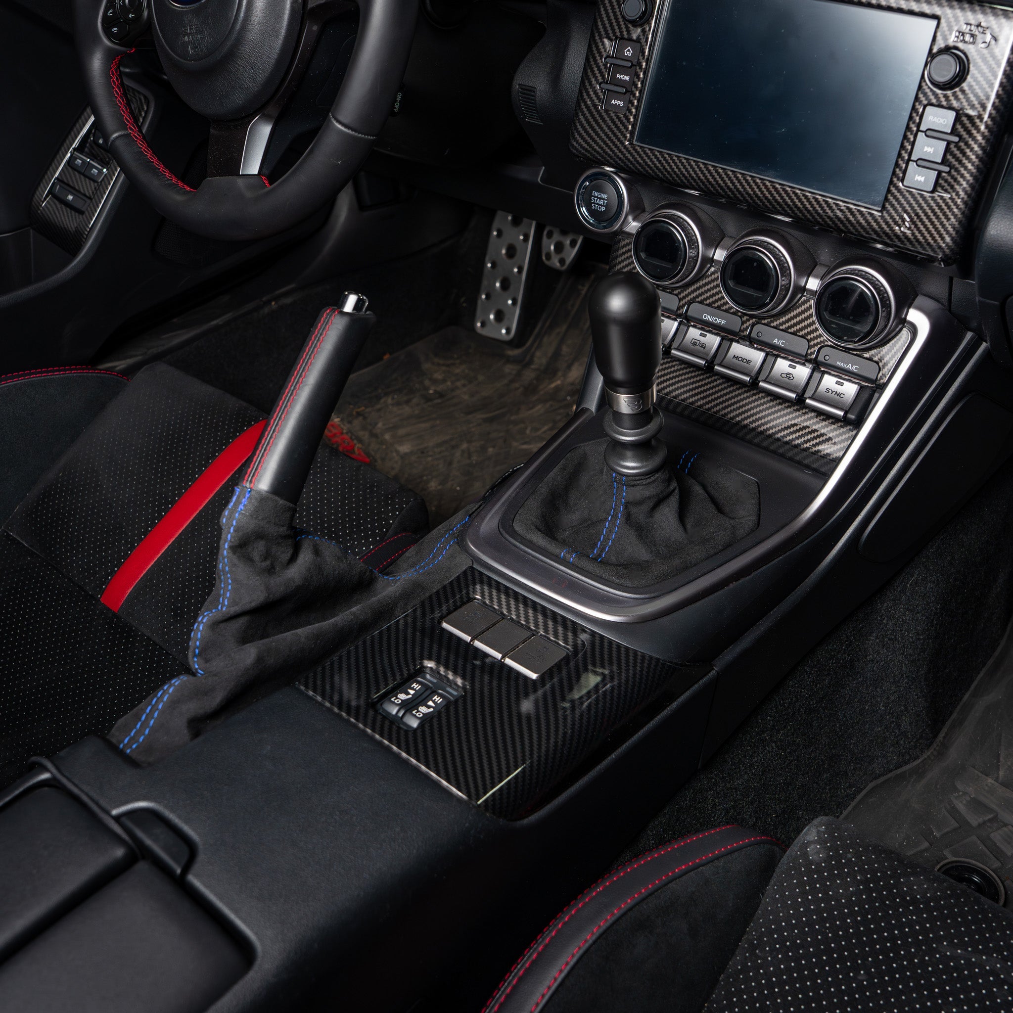 Funda de palanca de cambios Billetworkz Premium Alcantara – Subaru BRZ/Toyota GR86 2022+ (Manual)