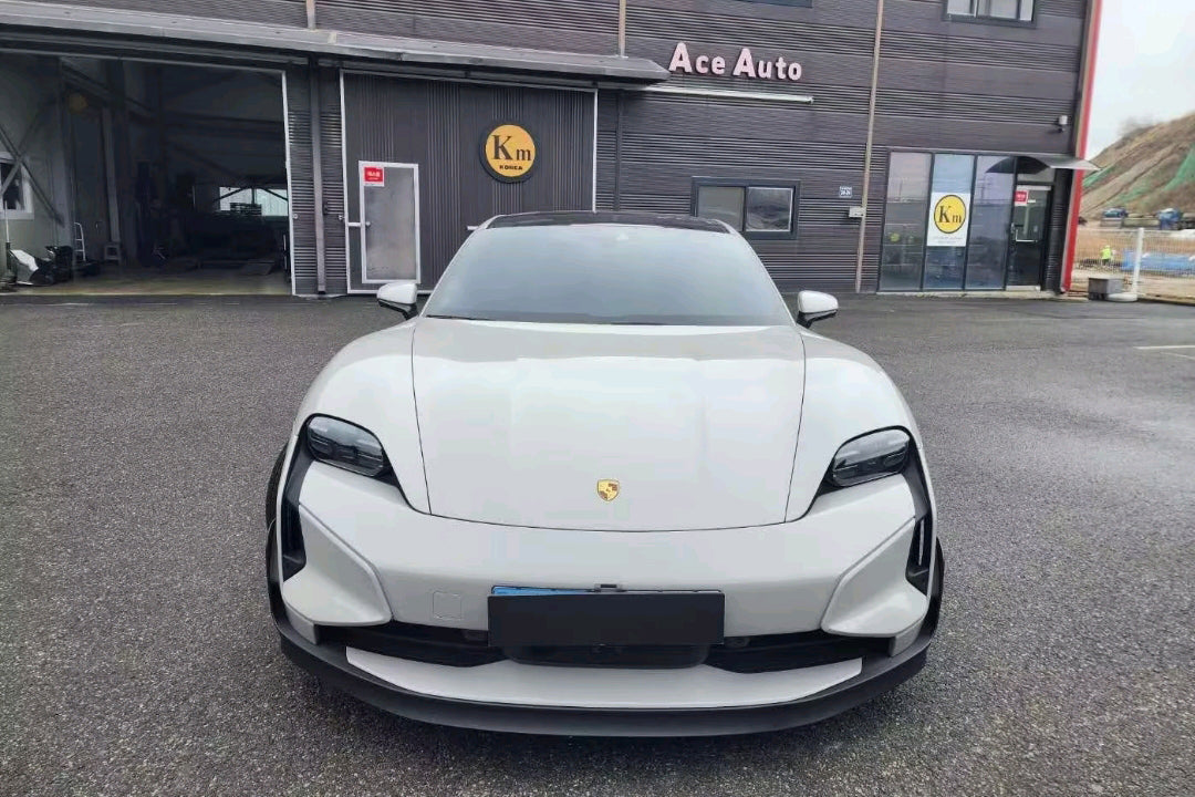 Carbonado Aero 2025-UP Porsche Taycan 9J1.2 Front Bumper Carbonado (Turbo GT) | Fits 4, 4S, GTS, Turbo, Turbo S, ST, CT, Sport Turismo