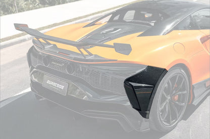 Carbonado AM Style Autoclave Carbon Fiber Rear Bumper Side Panels | 2023-UP McLaren Artura Coupe/Spider