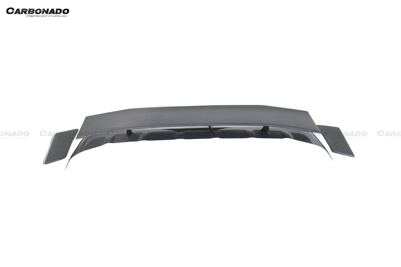 Carbonado 2018-2024 Mercedes Benz G500 G63 AMG W464 G-Wagon BR-G900 Style Dry Carbon Fiber Rear Roof Spoiler
