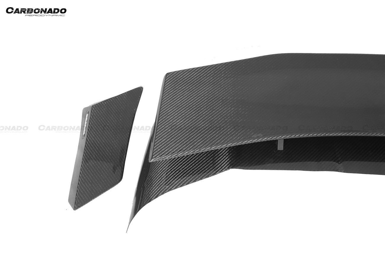 Carbonado 2018-2024 Mercedes Benz G500 G63 AMG W464 G-Wagon BR-G900 Style Dry Carbon Fiber Rear Roof Spoiler