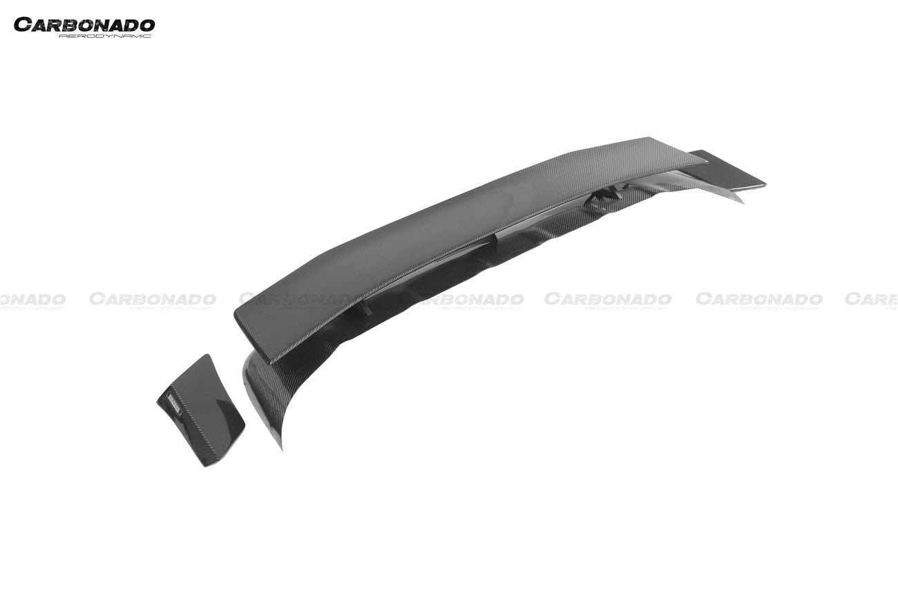 Carbonado 2018-2024 Mercedes Benz G500 G63 AMG W464 G-Wagon BR-G900 Style Dry Carbon Fiber Rear Roof Spoiler