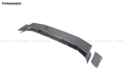 Carbonado 2018-2024 Mercedes Benz G500 G63 AMG W464 G-Wagon BR-G900 Style Dry Carbon Fiber Rear Roof Spoiler