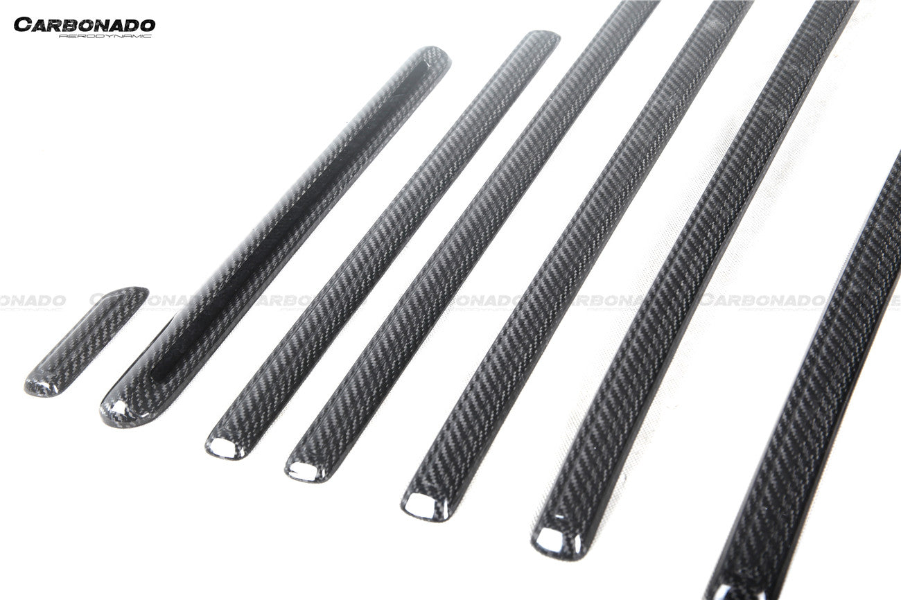 Carbonado 2018-2024 Mercedes Benz G500 G63 AMG W464 G-Wagon BR-G900 Style Dry Carbon Body Line Trims