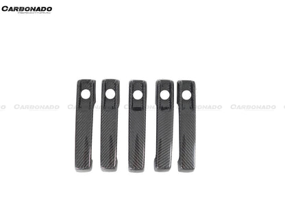 Carbonado 2018-2024 Mercedes Benz G500 G63 AMG W464 G-Wagon BR G900 Style Dry Carbon Door Handle Cover
