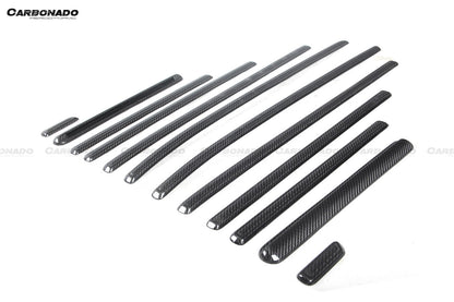 Carbonado 2018-2024 Mercedes Benz G500 G63 AMG W464 G-Wagon BR-G900 Style Dry Carbon Body Line Trims