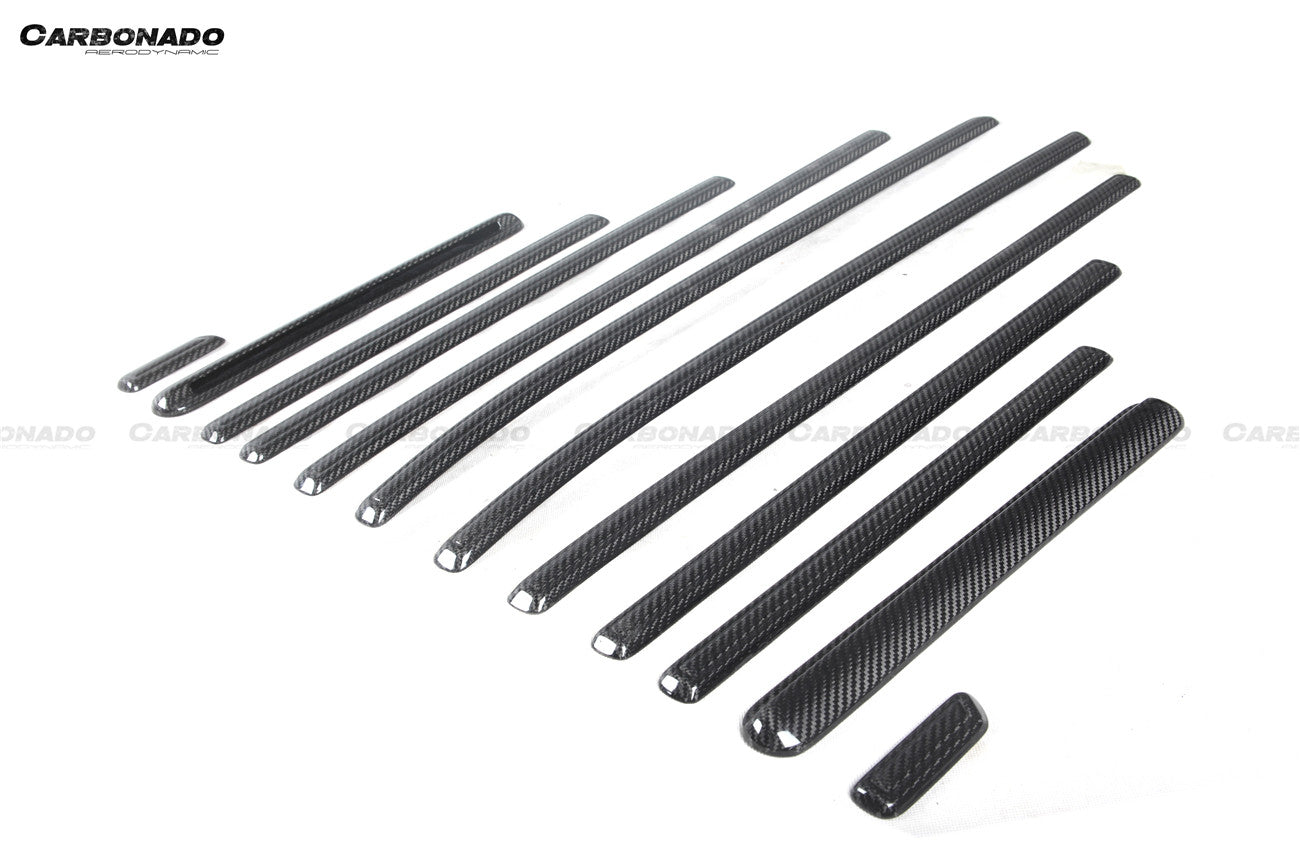 Kit de carrocería completa de carbono seco estilo Mercedes Benz G63 AMG G550 W464 G-Wagon BR-G900 Carbonado 2018-2024