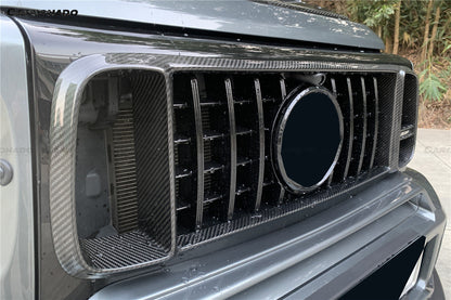 Kit de carrocería completa de carbono seco estilo Mercedes Benz G63 AMG G550 W464 G-Wagon BR-G900 Carbonado 2018-2024