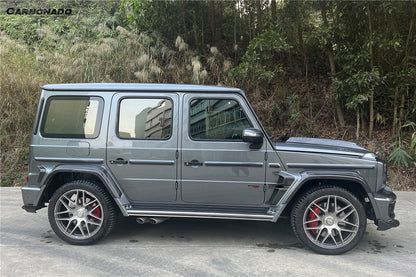 Carbonado 2018-2024 Mercedes Benz G500 G63 AMG W464 G-Wagon BR G900 Style Dry Carbon Door Handle Cover