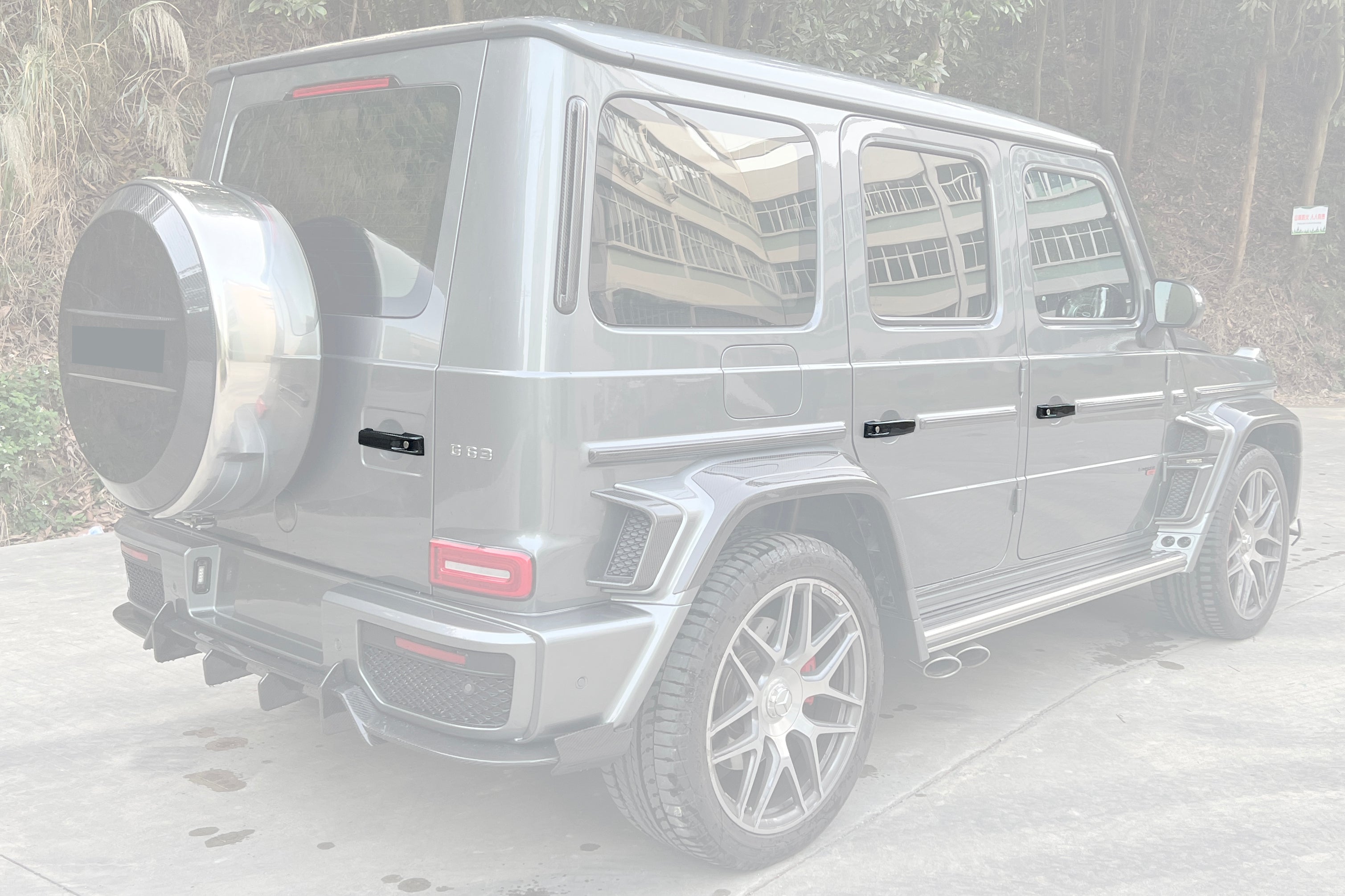 Carbonado 2018-2024 Mercedes Benz G500 G63 AMG W464 G-Wagon BR G900 Style Dry Carbon Door Handle Cover