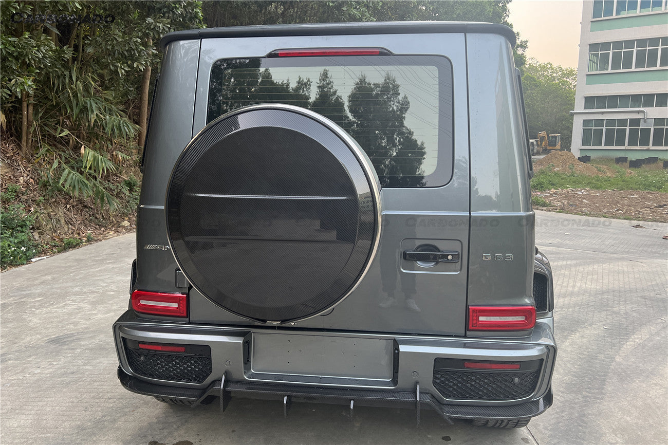 Kit de carrocería completa de carbono seco estilo Mercedes Benz G63 AMG G550 W464 G-Wagon BR-G900 Carbonado 2018-2024