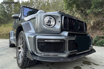 Carbonado 2018-2024 Mercedes Benz G63 AMG W464 G-Wagon BR-G900 Style Dry Carbon Front Lip