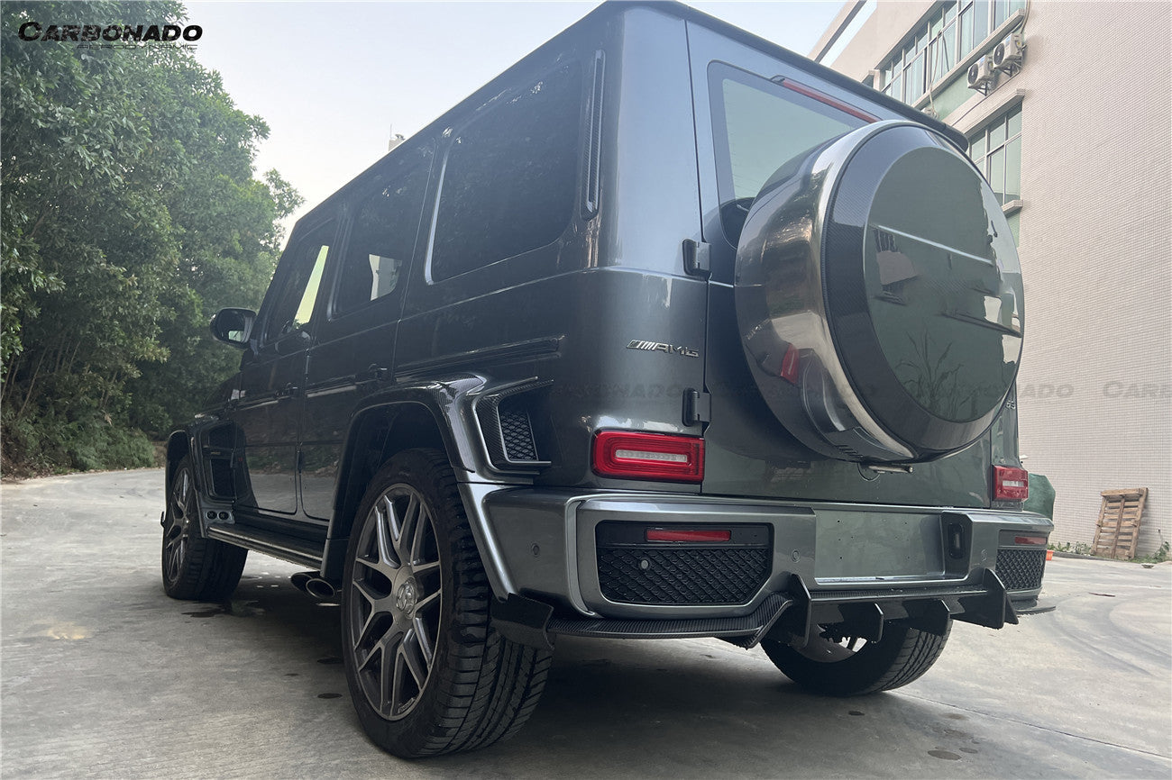 Kit de carrocería completa de carbono seco estilo Mercedes Benz G63 AMG G550 W464 G-Wagon BR-G900 Carbonado 2018-2024