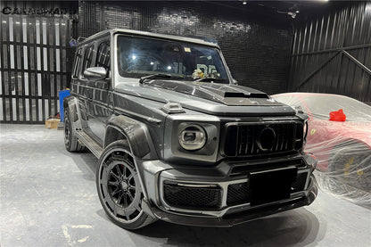 Carbonado 2018-2024 Mercedes Benz G63 AMG W464 G-Wagon BR-G900 Style Dry Carbon Front Lip