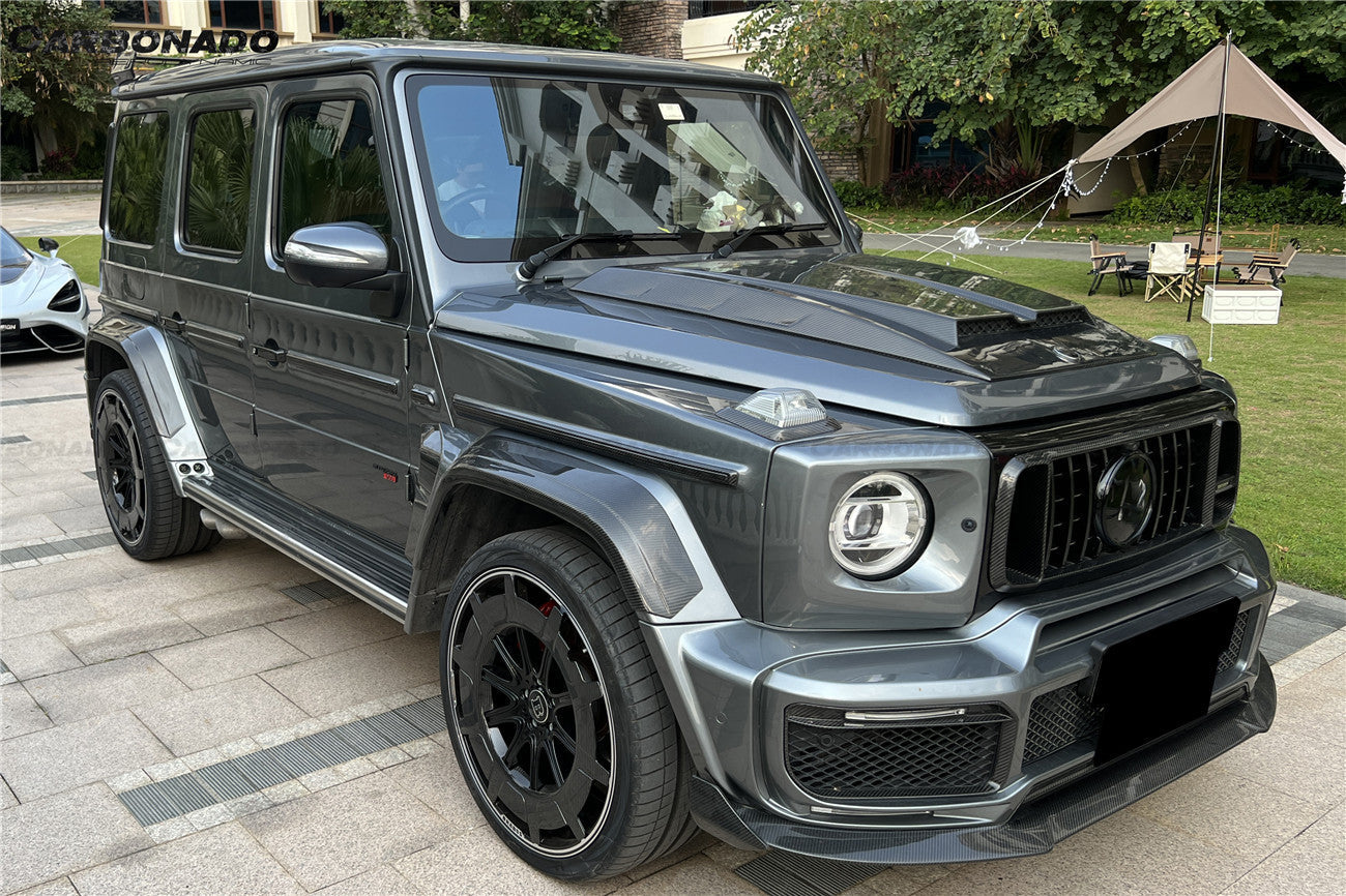 Carbonado 2018-2024 Mercedes Benz G63 AMG G550 W464 G-Wagon BR-G900 Style Dry Carbon Turn Lights Cover