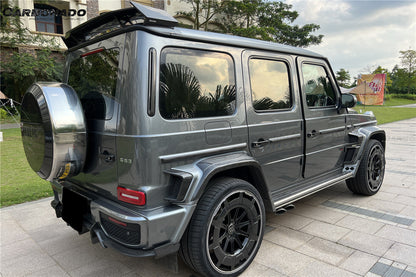 Carbonado 2018-2024 Mercedes Benz G500 G63 AMG W464 G-Wagon BR-G900 Style Dry Carbon Fiber Rear Roof Spoiler
