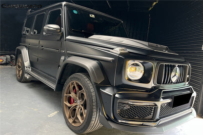 Carbonado 2018-2024 Mercedes Benz G63 AMG G550 W464 G-Wagon BR-G900 Style Dry Carbon Turn Lights Cover