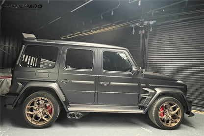 Carbonado 2018-2024 Mercedes Benz G500 G63 AMG W464 G-Wagon BR-G900 Style Dry Carbon Fiber Rear Roof Spoiler