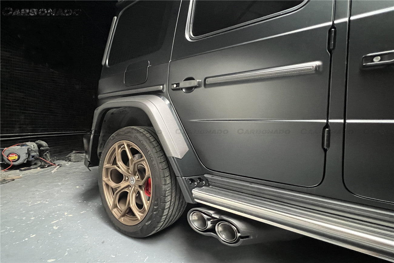 Carbonado 2018-2024 Mercedes Benz G500 G63 AMG W464 G-Wagon BR-G900 Style Dry Carbon Body Line Trims