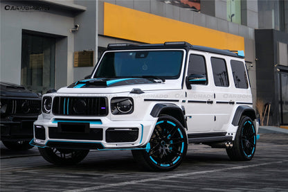 Carbonado 2018-2024 Mercedes Benz G63 AMG W464 G-Wagon BR-G900 Style Dry Carbon Front Lip