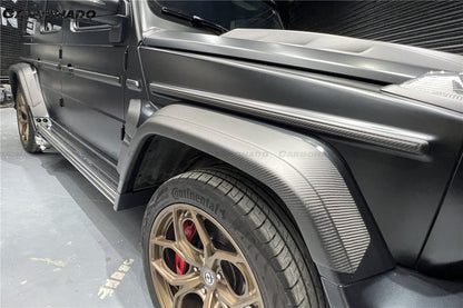 Carbonado 2018-2024 Mercedes Benz G500 G63 AMG W464 G-Wagon BR-G900 Style Dry Carbon Body Line Trims