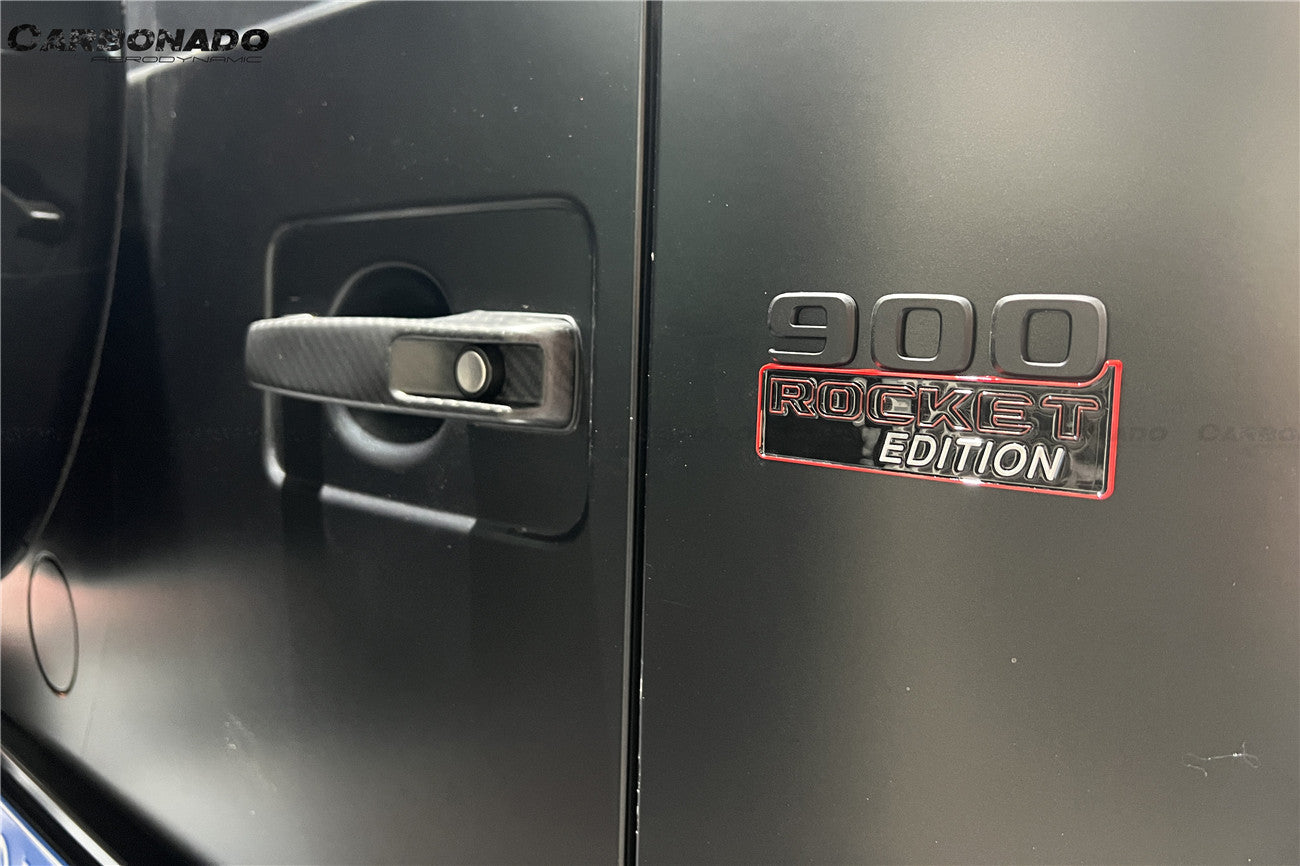 Carbonado 2018-2024 Mercedes Benz G500 G63 AMG W464 G-Wagon BR G900 Style Dry Carbon Door Handle Cover