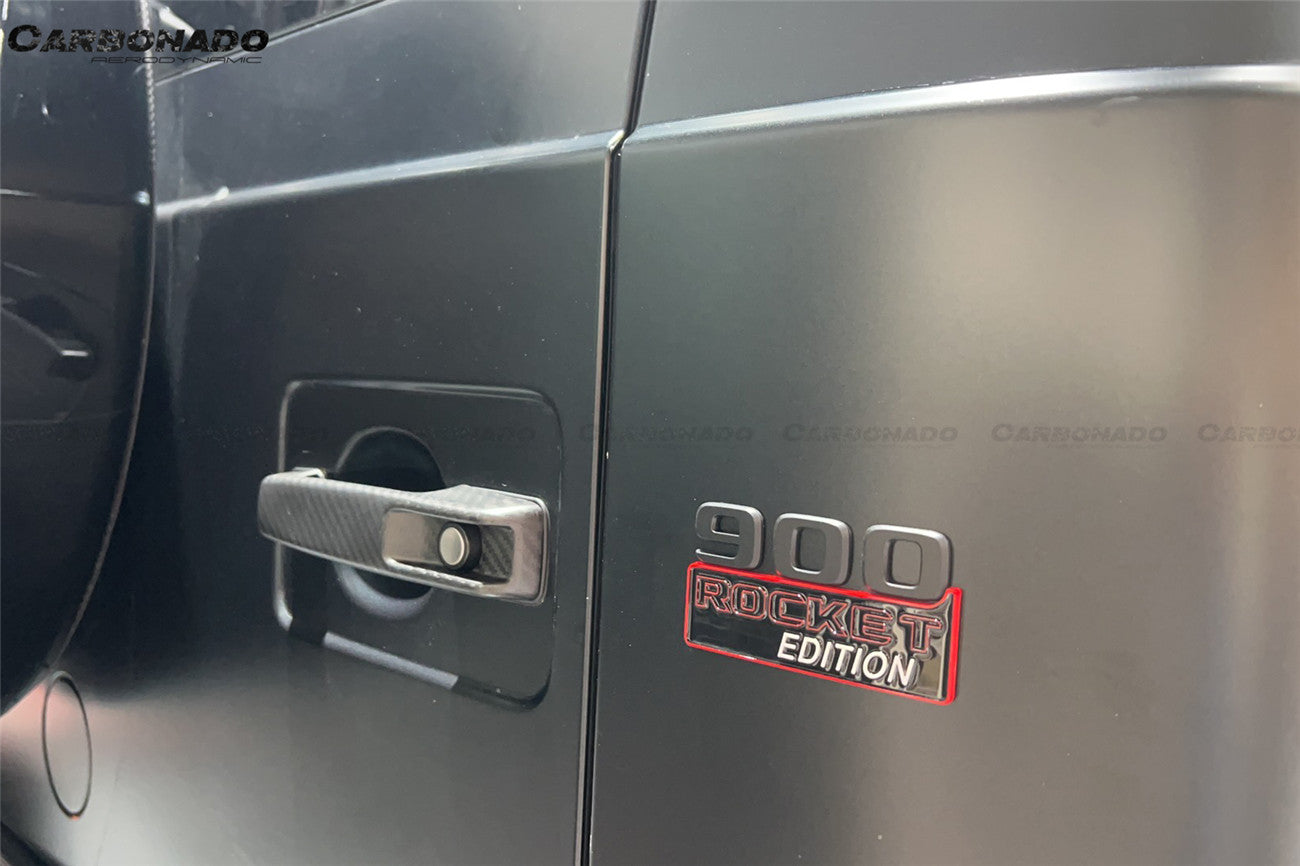 Carbonado 2018-2024 Mercedes Benz G500 G63 AMG W464 G-Wagon BR G900 Style Dry Carbon Door Handle Cover