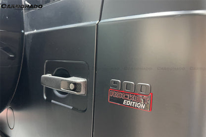 Carbonado 2018-2024 Mercedes Benz G500 G63 AMG W464 G-Wagon BR G900 Style Dry Carbon Door Handle Cover