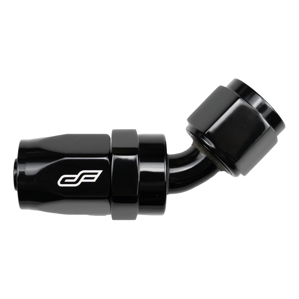 -6 AN 45 Degree Female Aluminum Hose End Fitting
