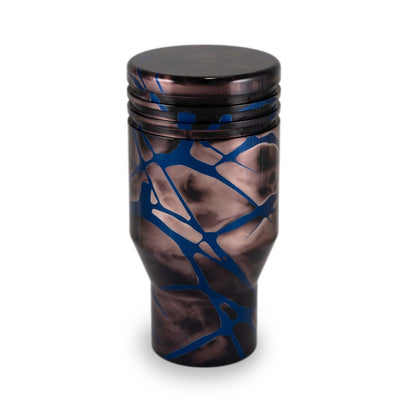 Billetworkz Shift Knob – Black Smoke w/ Blue Splash - Toyota GR Corolla / Corolla Hatch - 5