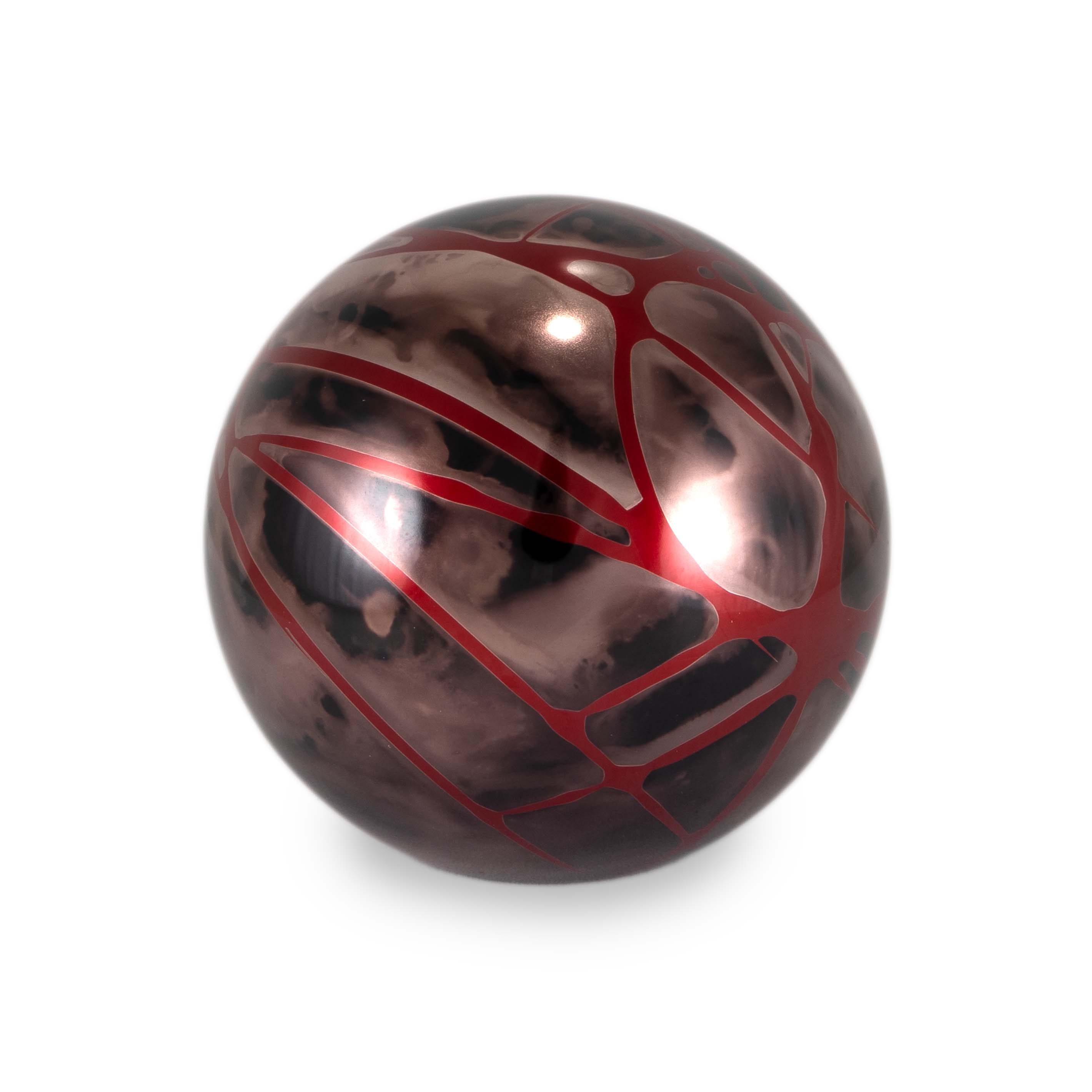 Billetworkz Shift Knob – Black Smoke w/ Red Splash - Toyota GR Corolla / Corolla Hatch