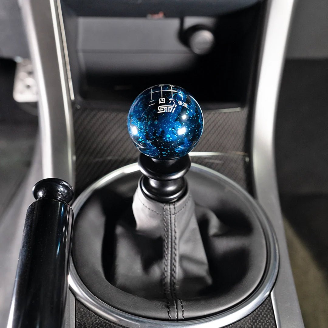Billetworkz Cosmic Space Shift Knob - 6 Speed STI Japanese Engraving - Subaru STI - 3